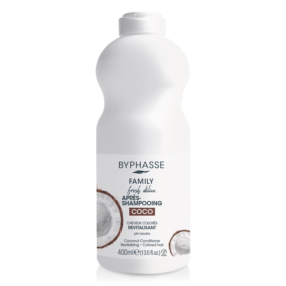 Après-Shampoing Family Fresh Délice Coco - Cheveux Colorés ou Méchés - 400ml