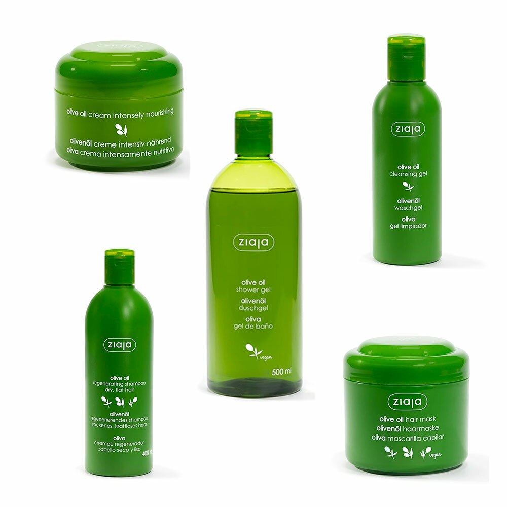 Assortiment Adoucissant Corps & Cheveux à l'Huile d'Olive