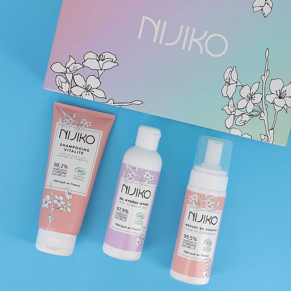 Coffret Douche Certifié Bio - Fleurs Délicates