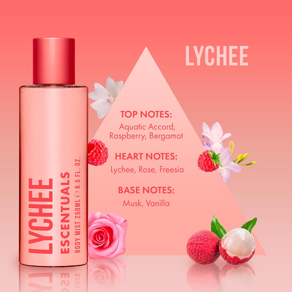 Brume Corps Escentuals Litchi - Grand Format 250ml
