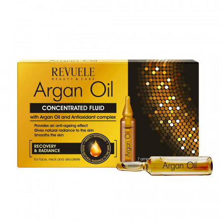 Ampoules Ultra-Concentrée Lissante & Anti-Rides à l'Huile d'Argan x7 