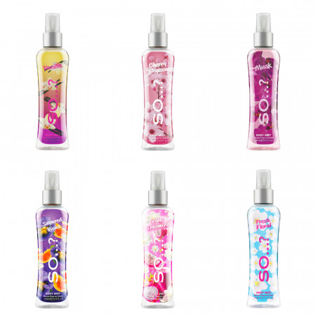 Assortiment Découverte 6 Brumes Parfumées Florales 100ml 