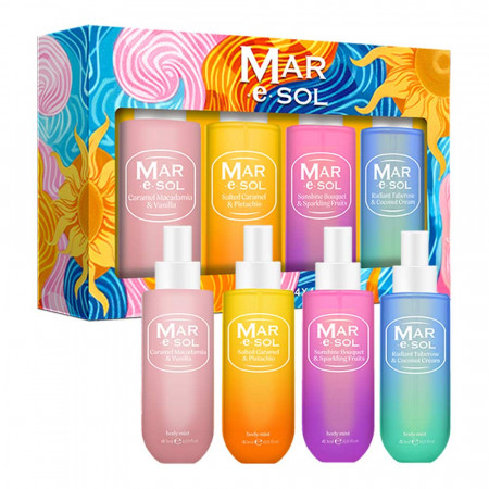 Coffret 4 Mini Brumes 50ml - Mar E Sol Collection 