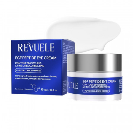 Crème Contour des Yeux Raffermissante à l'EGF & Peptides – 15ml 