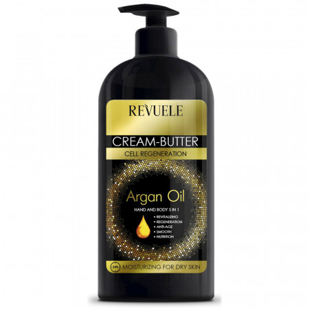 Crème Mains & Corps Régénérante à l’Huile d’Argan - 400ml 