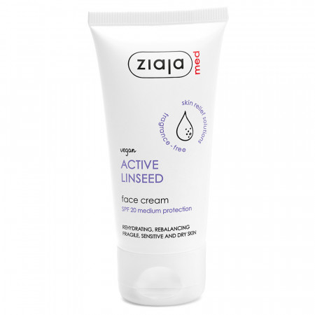 Crème Visage Hydratante SPF 20 aux Graines de Lin *Dermo Solution* 