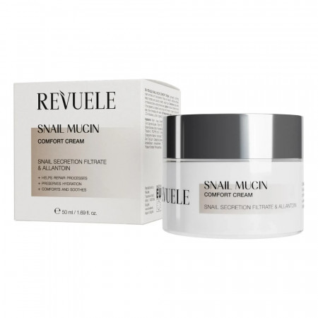 Crème Visage Hydratation Profonde & Confort à la Mucine d’Escargot 