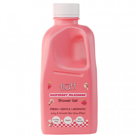 Gel Douche Douceur Milkshake Framboise - Maxi Format 500ml 