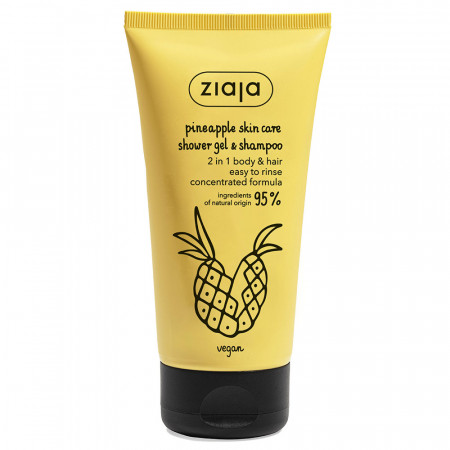 Gel Douche & Shampoing 2-en-1 à l'Ananas 