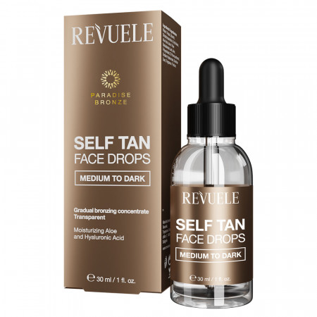 Gouttes Autobronzantes pour Visage - Hâle Doré 