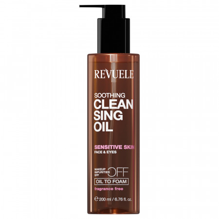 Huile Mousse Nettoyante pour Peau Sensible - 200ml 