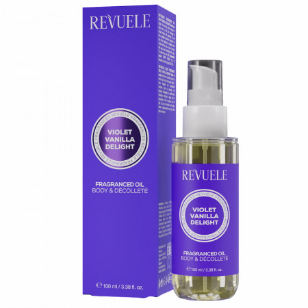 Huile Parfumée Corps & Décolleté Vanille & Violette Sucrée 