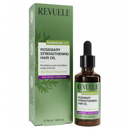 Huile pour Cheveux Fragiles & Abîmés au Romarin 