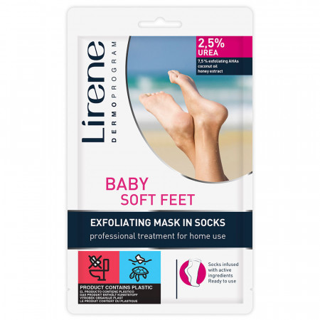 Masque Chaussettes Pieds Exfoliant & Lissant 