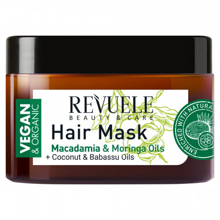 Masque Cheveux Démêlant Vegan Macadamia & Huile de Moringa - 360ml 