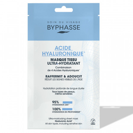 Masque en Tissu Ultra-Hydratant à l'Acide Hyaluronique 
