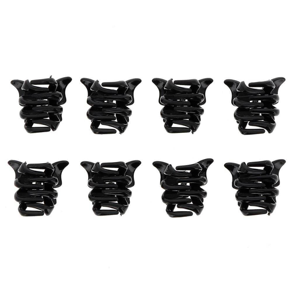 JASVERLIN Y2K Lot De 50 Mini Pinces à Cheveux Colorées En Forme De Papillon Antidérapantes Pour Femmes, Filles, Enfants, Cheveux Fins Et Bouclés 5 Couleurs Assorties (couleur Basique