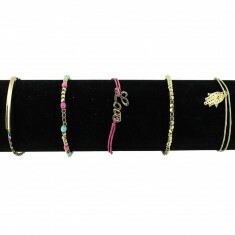 Lot de 5 Bracelets Tressés Love Rose