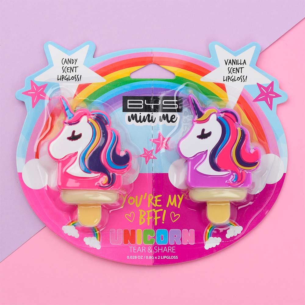 Gloss à Lèvres Parfumés x2 Licorne BYS Maquillage