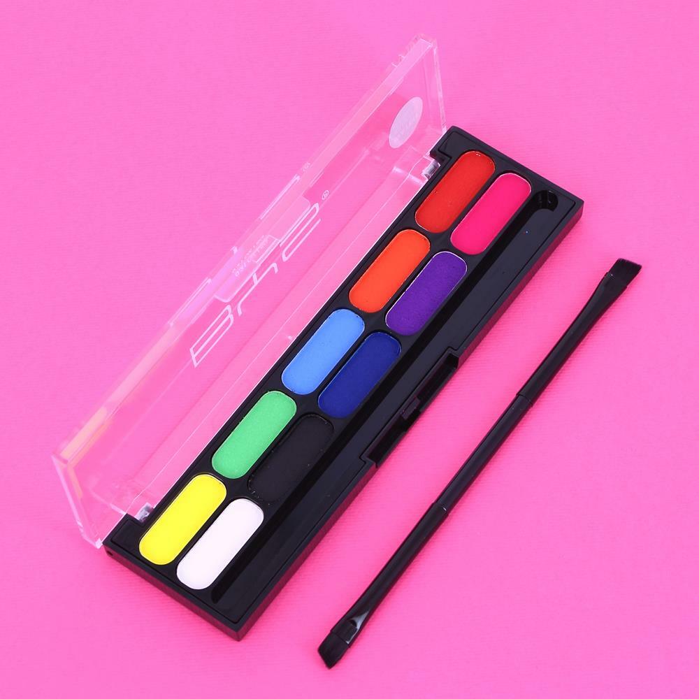 Palette 10 Fards & Water Liners Néons