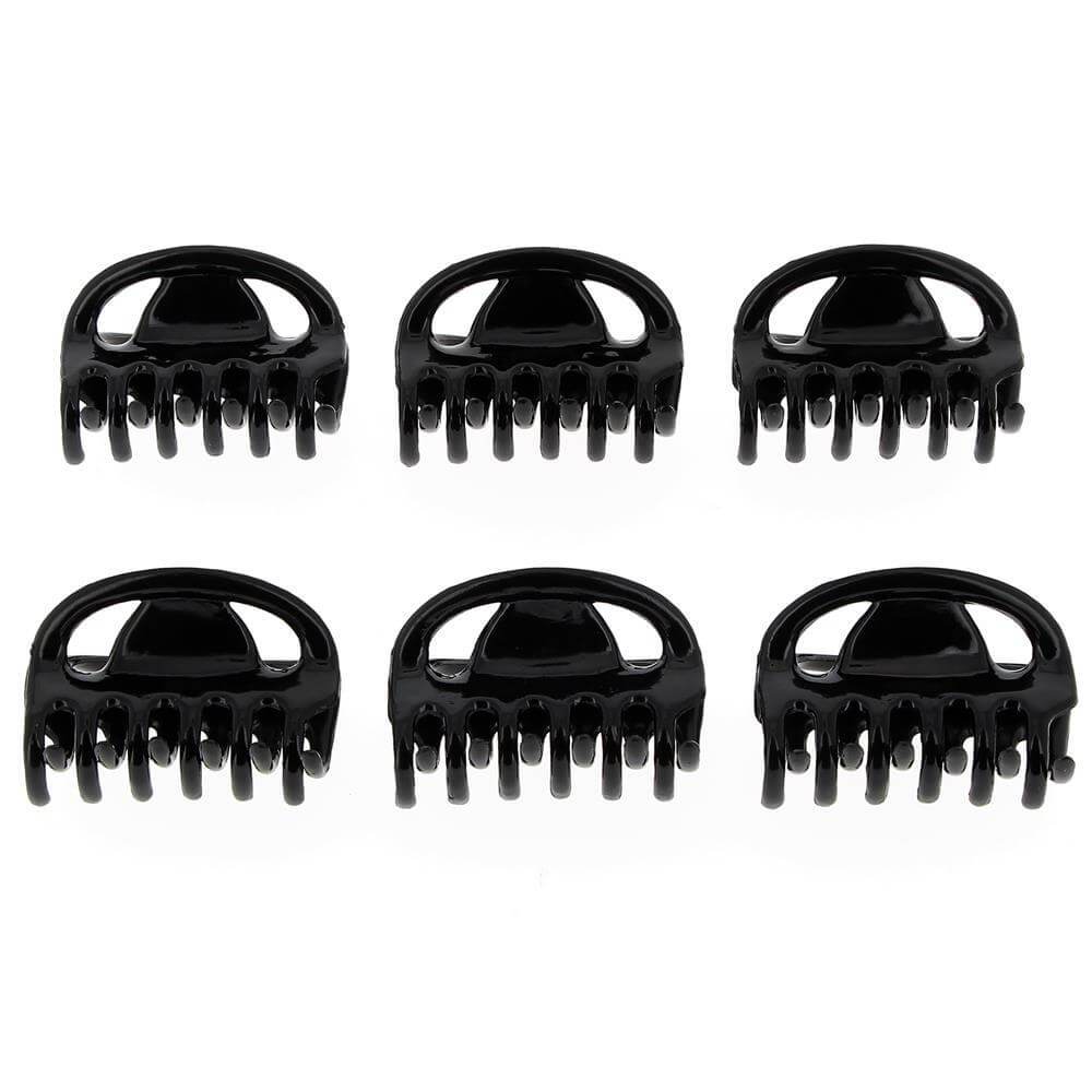 Pinklife Lot de 50 mini pinces à cheveux en métal argenté 30 mm