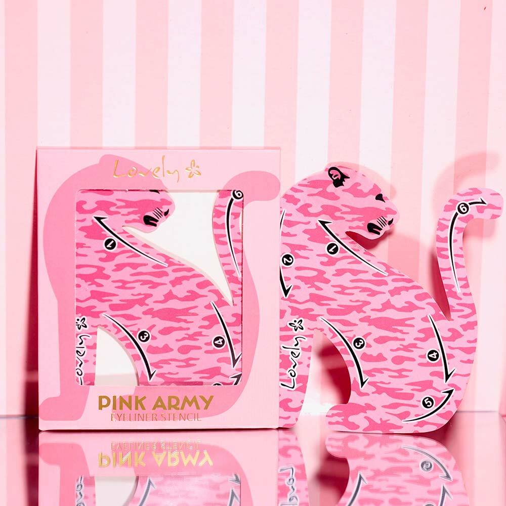 Pochoir Eyeliner & Fard à Paupières Pink Army