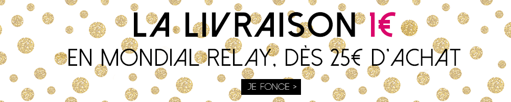 La livraison à 1 euro exceptionnellement ! 